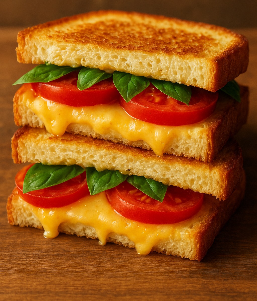 Cheesy Tomato Bliss Sandwich